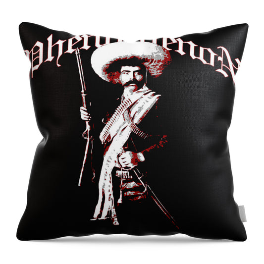 Emiliano Zapata - Throw Pillow